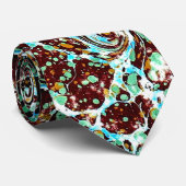 Verbluffend Antiek gemarmerd Stropdas (Opgerold)