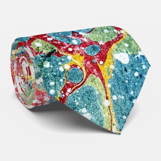 Verbluffend Antiek gemarmerd Stropdas (Opgerold)