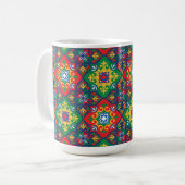 Verbluffend 💚❤️💛 Azulejos plein Koffiemok (Voorkant links)