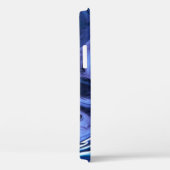 Verbluffend blauw Agatontwerp Case-Mate iPhone Case (Achterkant / Rechts)