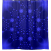 Verbluffend Blauw Douchegordijn (Voorkant)