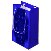 Verbluffend Blauw Klein Cadeauzakje (Achterkant Gekanteld)
