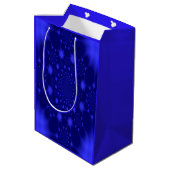 Verbluffend Blauw Medium Cadeauzakje (Achterkant Gekanteld)