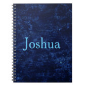 Verbluffend blauw notitieboek (Voorkant)