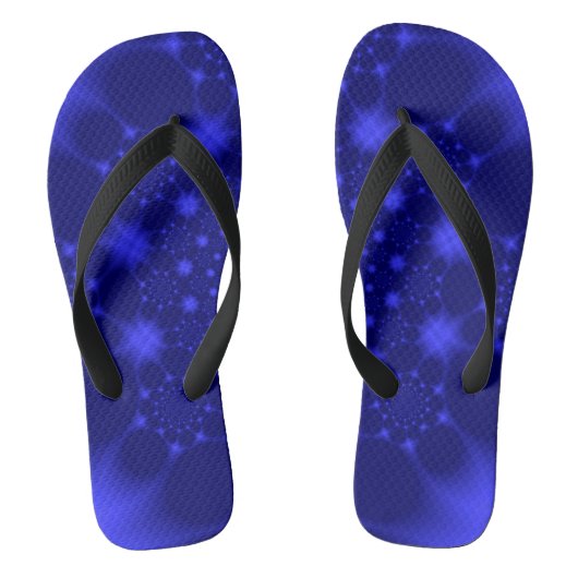 Verbluffend Blauw Teenslippers (Voetbed)
