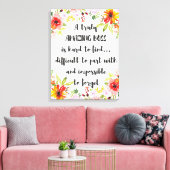 Verbluffend Boss Quote: geweldige boss Appreciatio Canvas Afdruk (Insitu (Woonkamer))