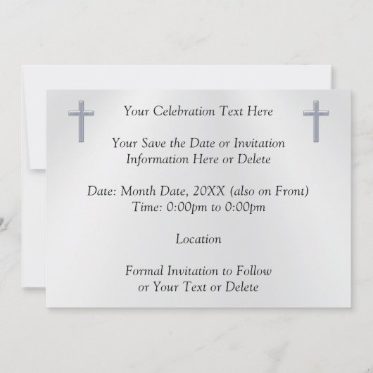Verbluffend Christelijk Bewaar de Datumkaarten Per Save The Date (Achterkant)