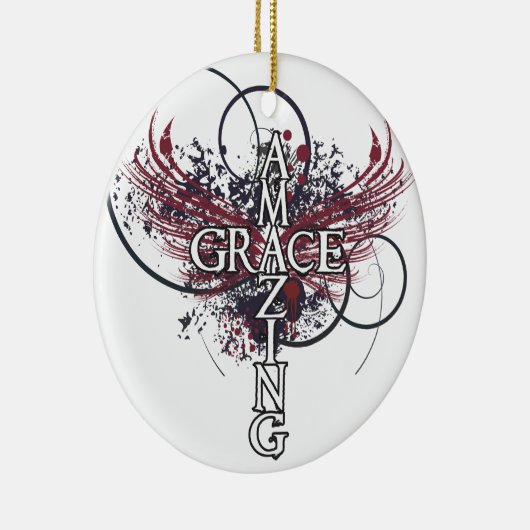 Verbluffend Christelijk kruis Keramisch Ornament (Rechts)