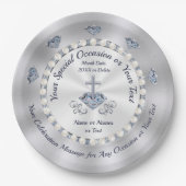 Verbluffend, Christelijk papier Borden, elke locat Papieren Bordje (Voorkant)