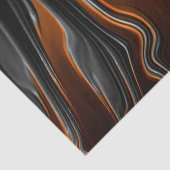 Verbluffend chroom-oranje fractaal abstract ontkop tissuepapier (Detail)