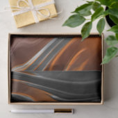 Verbluffend chroom-oranje fractaal abstract ontkop tissuepapier (Geschenk)