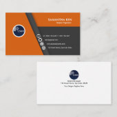 Verbluffend Creative Elegant Programmer Visitekaar Visitekaartje (Voorkant / Achterkant)