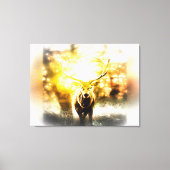 Verbluffend deer 01-02 canvas afdruk (Voorkant)