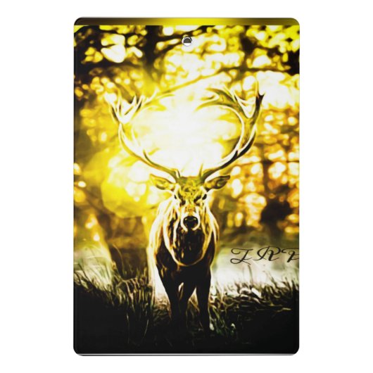 Verbluffend deer 01 mini klembord (Achterkant)