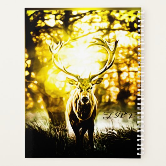 Verbluffend deer 01 planner (Achterkant)