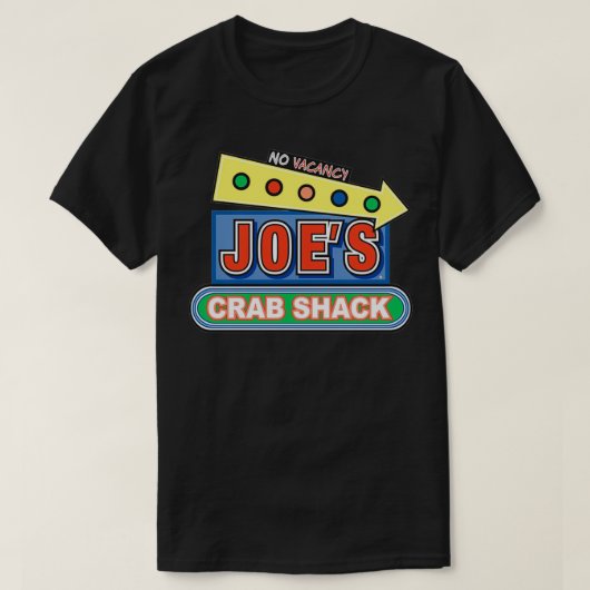 Verbluffend design voor Joes Crab-racks T-shirt (Design voorkant)