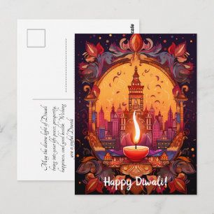 Verbluffend Diwali briefkaart