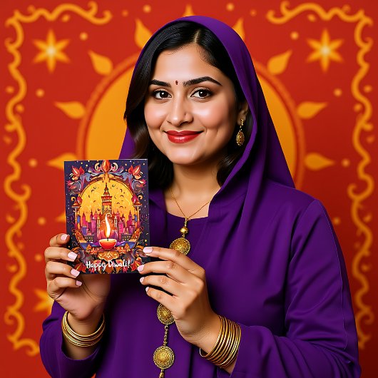 Verbluffend Diwali briefkaart