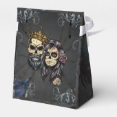 Verbluffend donker gotisch bruiloft ontwerp met sc bedankdoosjes (Achterkant)