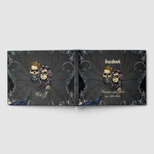 Verbluffend donker gotisch bruiloft ontwerp met sc gastenboek (Volledig)