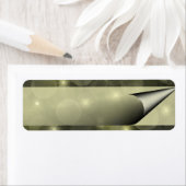 Verbluffend donker patroon met lichten en bubbels etiket (Insitu)