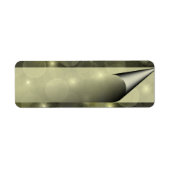 Verbluffend donker patroon met lichten en bubbels etiket (Voorkant)