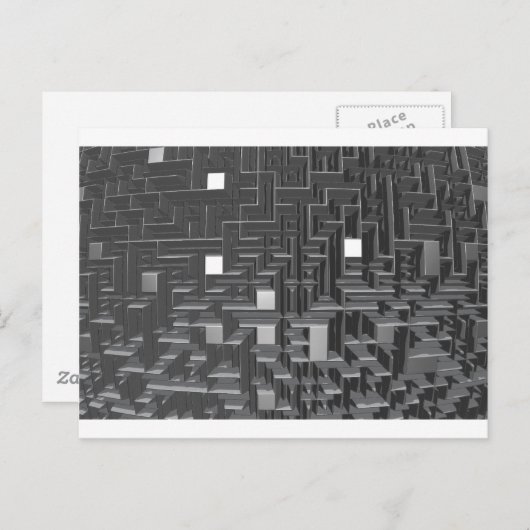 Verbluffend doolhof briefkaart (Voorkant / Achterkant)