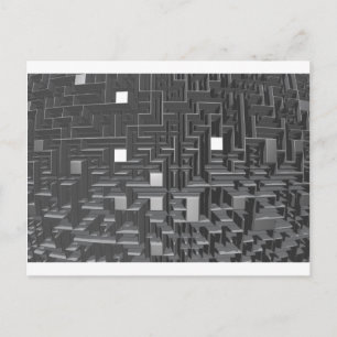 Verbluffend doolhof briefkaart