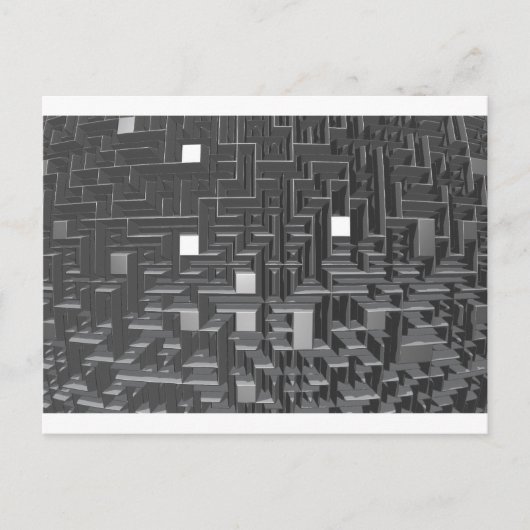 Verbluffend doolhof briefkaart (Voorkant)