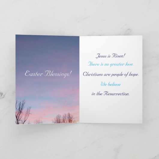 Verbluffend & eenvoudig, Pasen Kaart (Binnen)