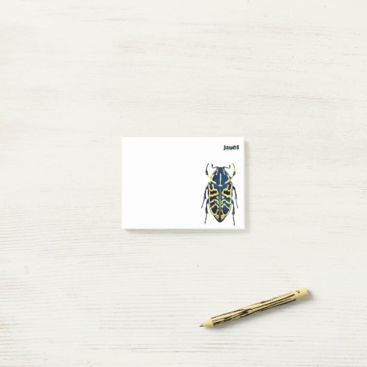 Verbluffend en prachtig donkergroen filmpje post-it® notes (Op bureau)