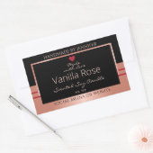 Verbluffend etiket op productverpakking Zwart Roos (Envelop)