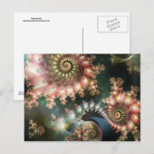 Verbluffend fractaal briefkaart (Voorkant / Achterkant)