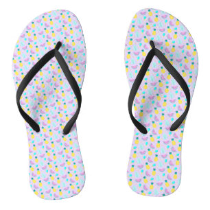 Verbluffend fruitpatroon teenslippers