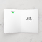 Verbluffend, Geek, Leuk, Kerst Kaart (Binnenlaag)