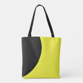 Verbluffend Geel en Zwart Tote Bag (Achterkant)