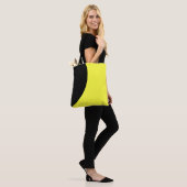 Verbluffend Geel en Zwart Tote Bag (Op model)