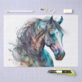 Verbluffend gepelde paarden tissuepapier (Craft)