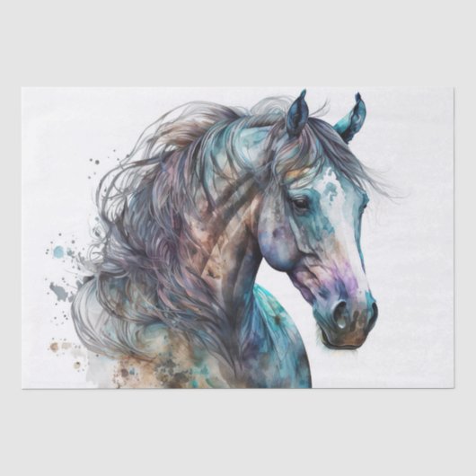 Verbluffend gepelde paarden tissuepapier (Voorkant)