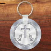 Verbluffend gepersonaliseerd, cadeautjes voor kerk sleutelhanger (Achterkant)