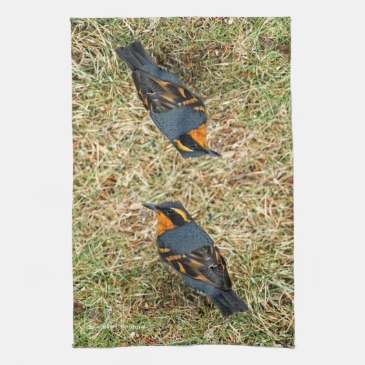 Verbluffend geperste snuffel in de gras theedoek (Verticaal)