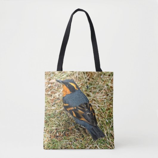 Verbluffend geperste snuffel in de gras tote bag (Voorkant)