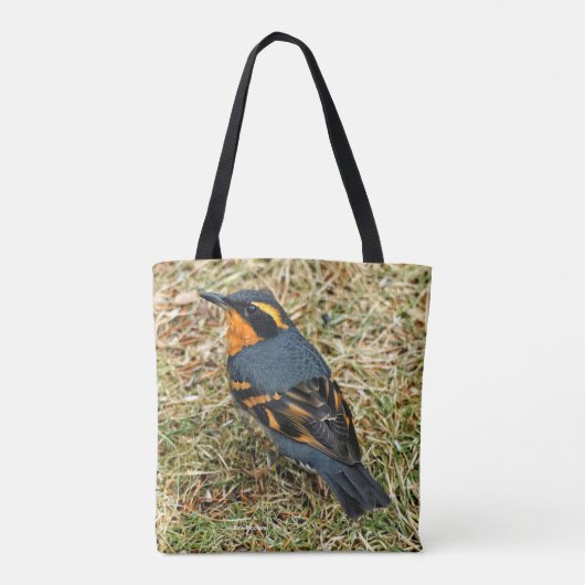 Verbluffend geperste snuffel in de gras tote bag (Achterkant)