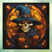 Verbluffend Glazen in lood skelet ontwerp Raamsticker (Vel 3)