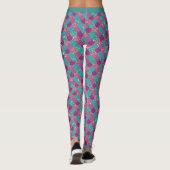 Verbluffend glitter Mermaid Scale pasta glam Spark Leggings (Achterkant)
