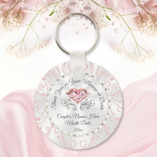 Verbluffend Goedkope Gepersonaliseerde Trouwgunste Sleutelhanger