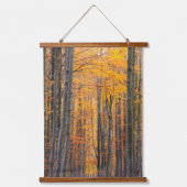 Verbluffend goudherfstbos hangend wandkleed (Voorkant)