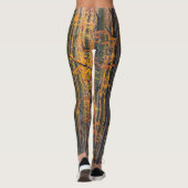 Verbluffend goudherfstbos leggings (Achterkant)