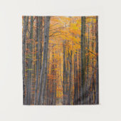 Verbluffend goudherfstbos wandkleed (Voorkant)