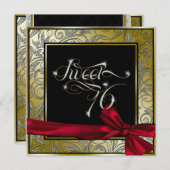 Verbluffend goudkunstje nieuwe zweet zestien kaart (Voorkant / Achterkant)